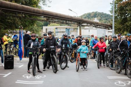 Otvoritev kolesarske CE-SˇT-SˇE-119